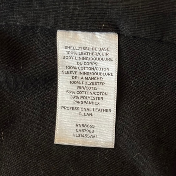 Trouvé black leather jacket - Picture 3 of 9